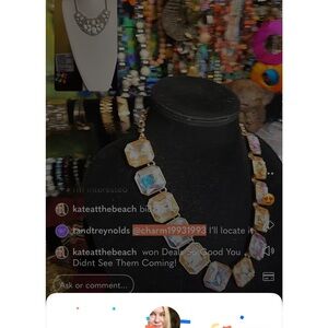 Chic Gold and Silver Statement Necklace